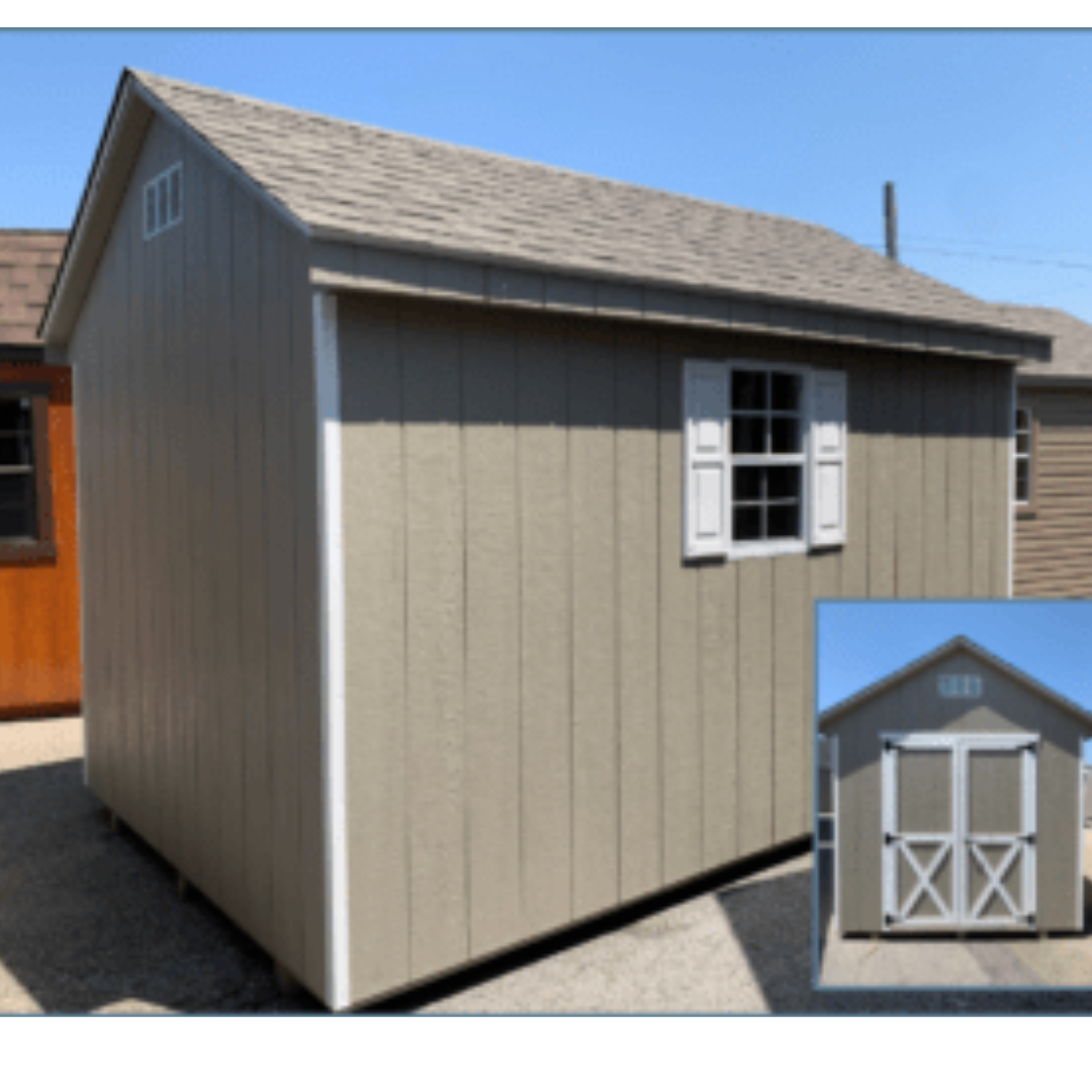 Traditional Shed 8×12 A-Frame SmartSide Siding