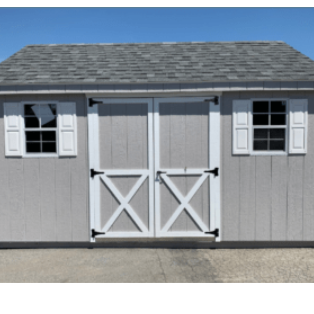 Traditional Shed 10×14 SmartSide Siding 12″ on Center PT Floor Joists