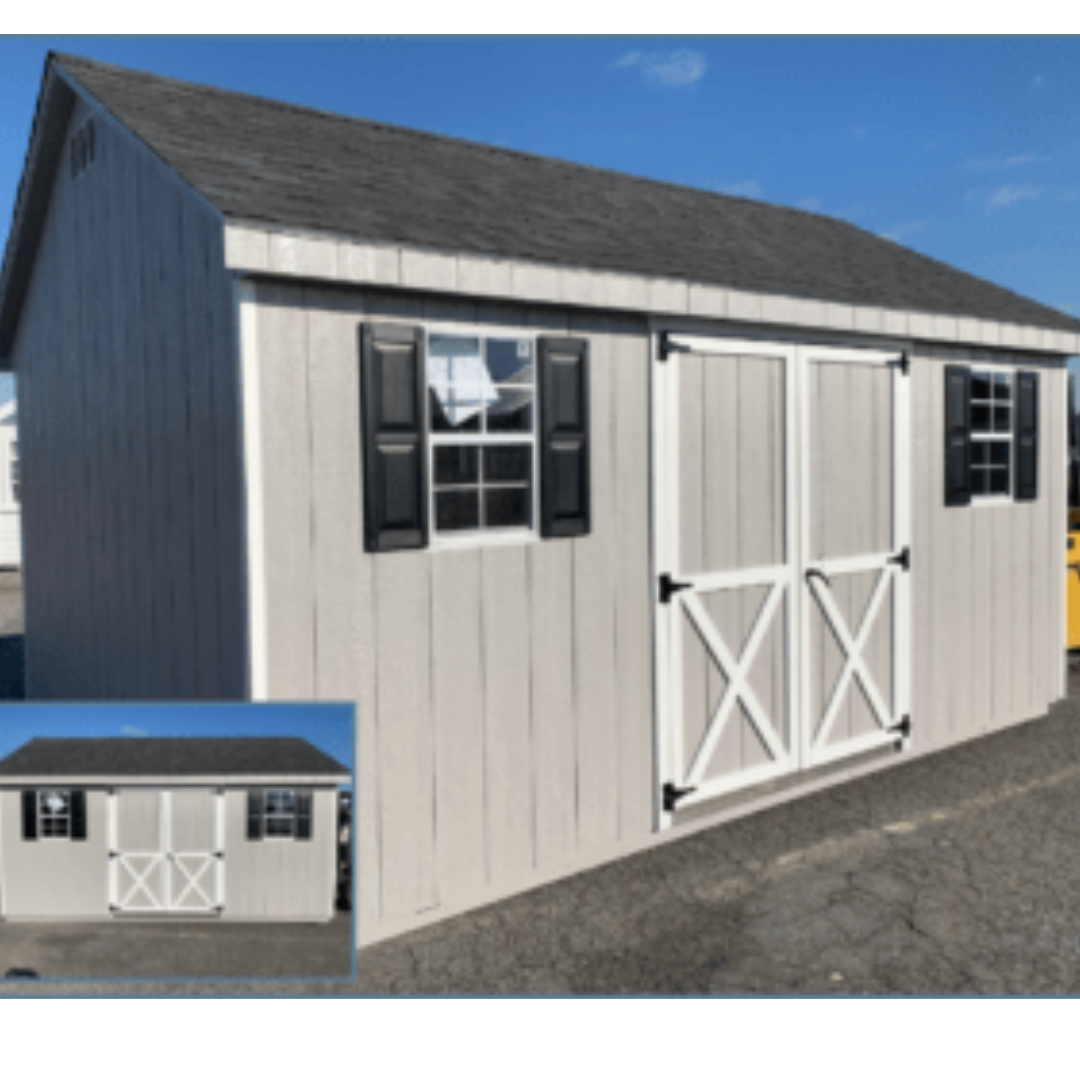 Traditional Shed 8×12 A-Frame SmartSide Siding