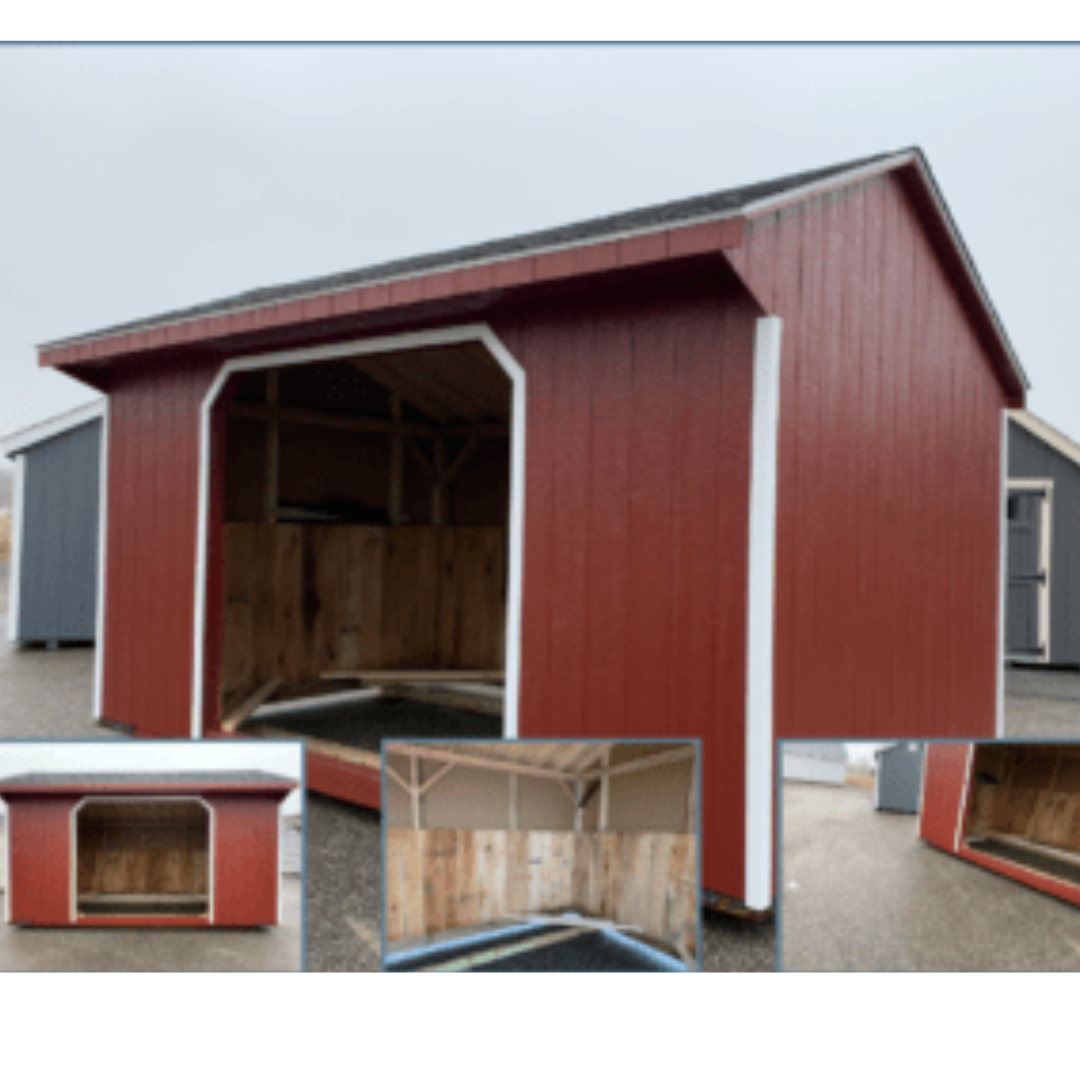 Quaker Run In Shed 10×16 SmartSide Siding
