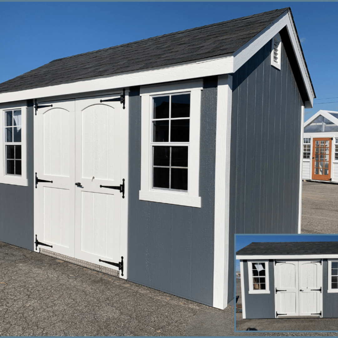 New England Sheds 8x12 A-Frame SmartSide® Siding