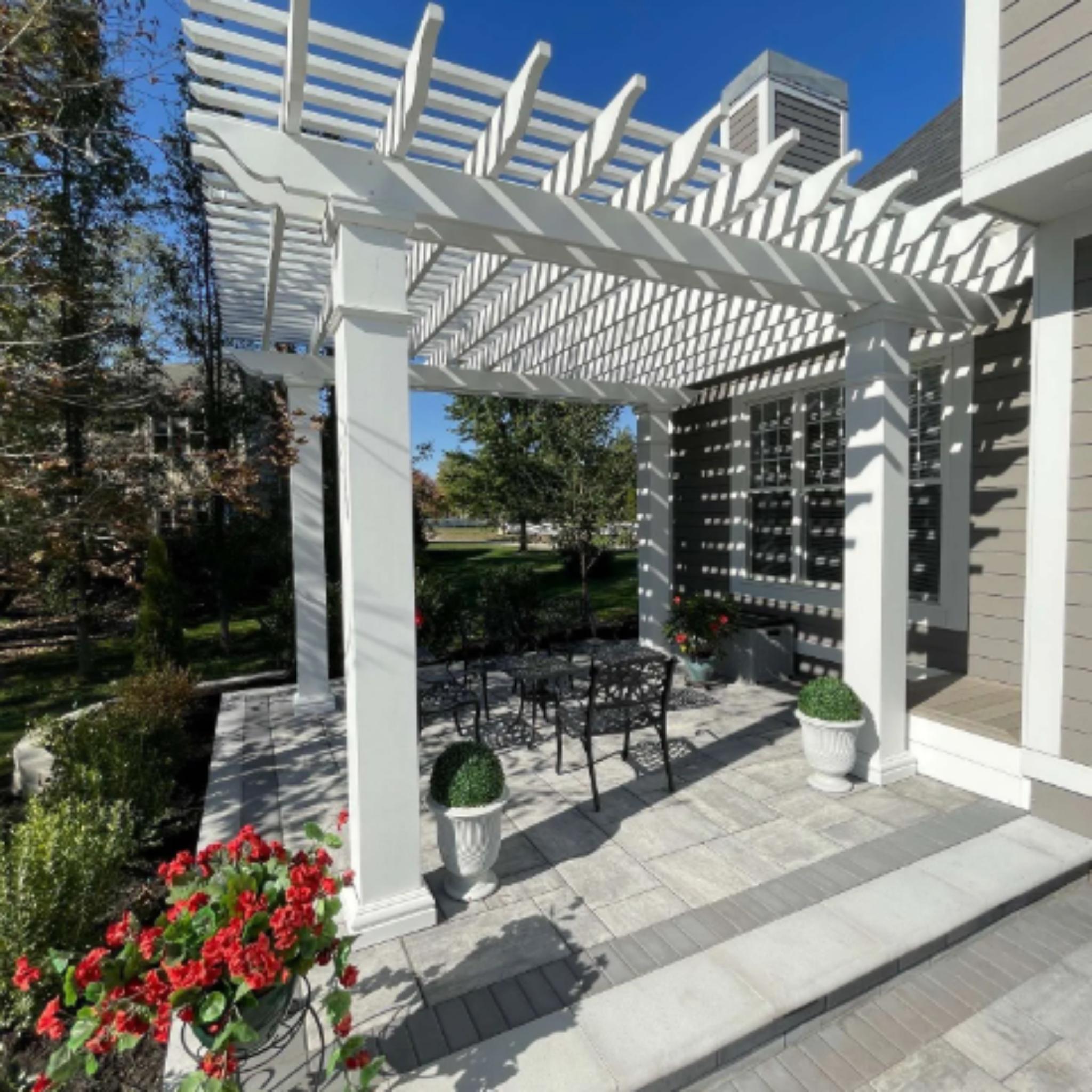 Tranquility Freestanding Fiberglass Pergola