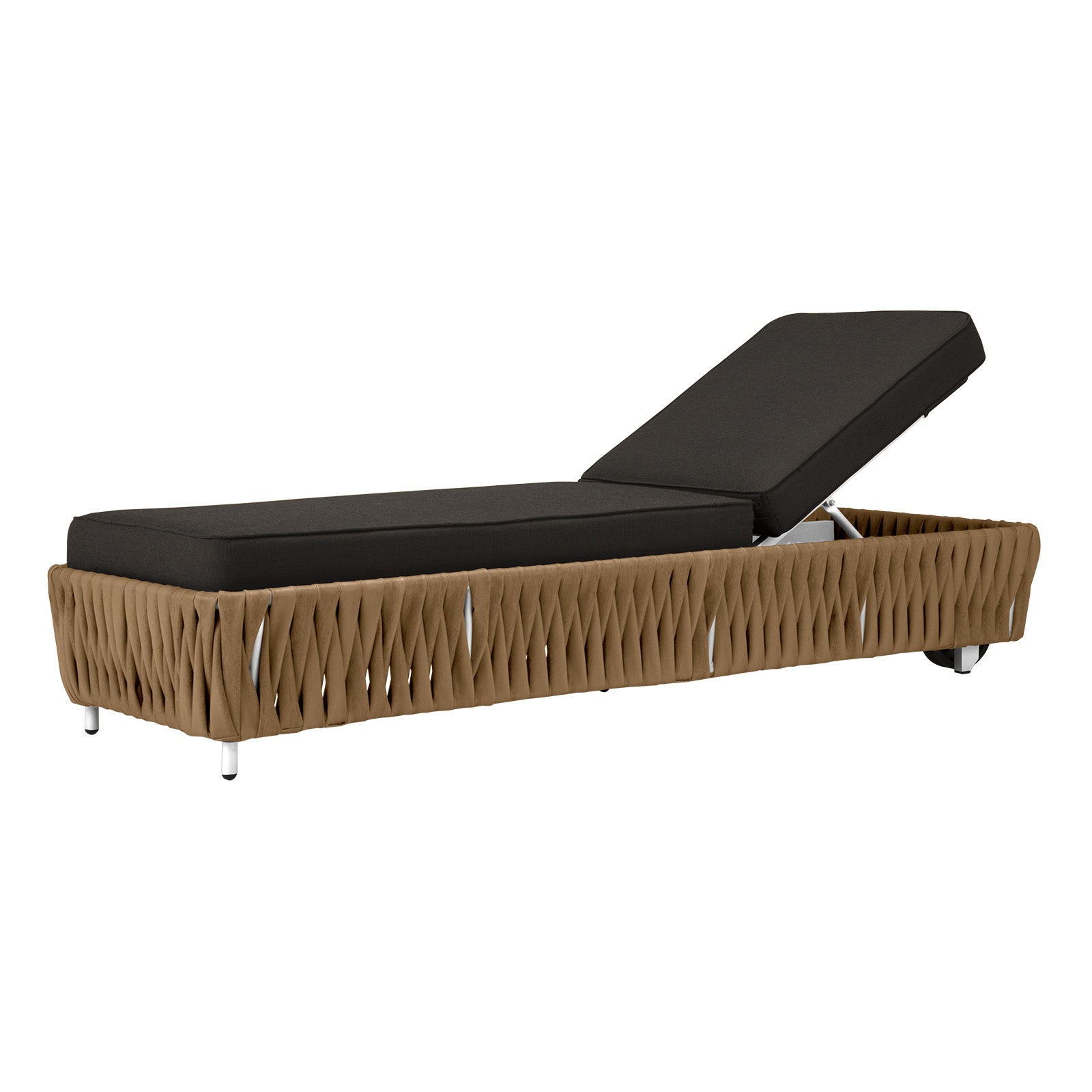 Aria Chaise with wheels - Camel