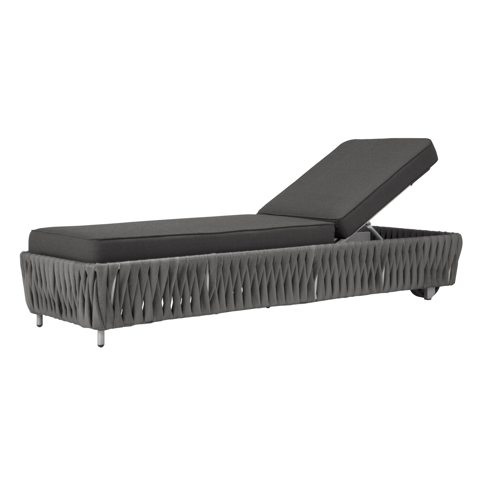 Aria Chaise with wheels - Gray