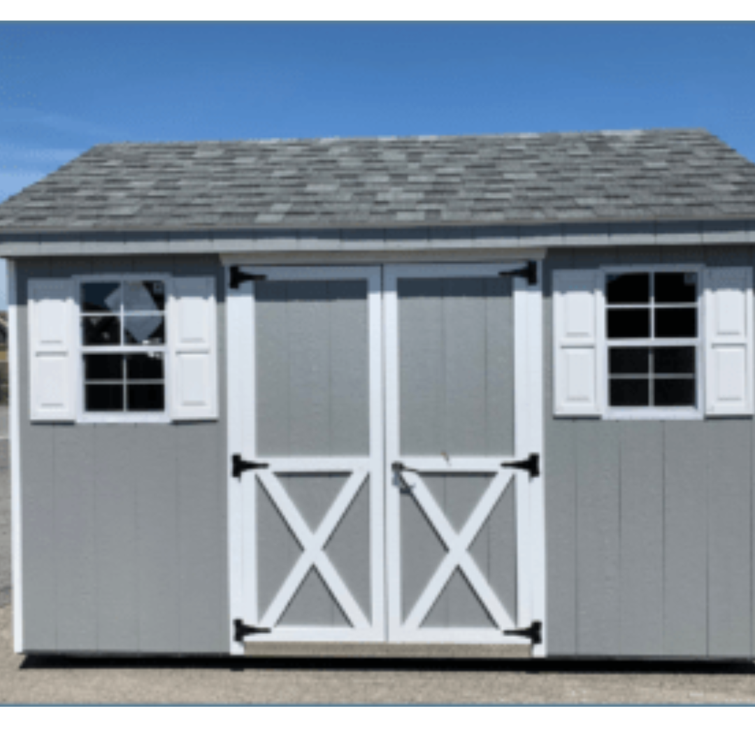 Traditional Shed 8×12  SmartSide Siding  12″ on Center PT Floor Joists