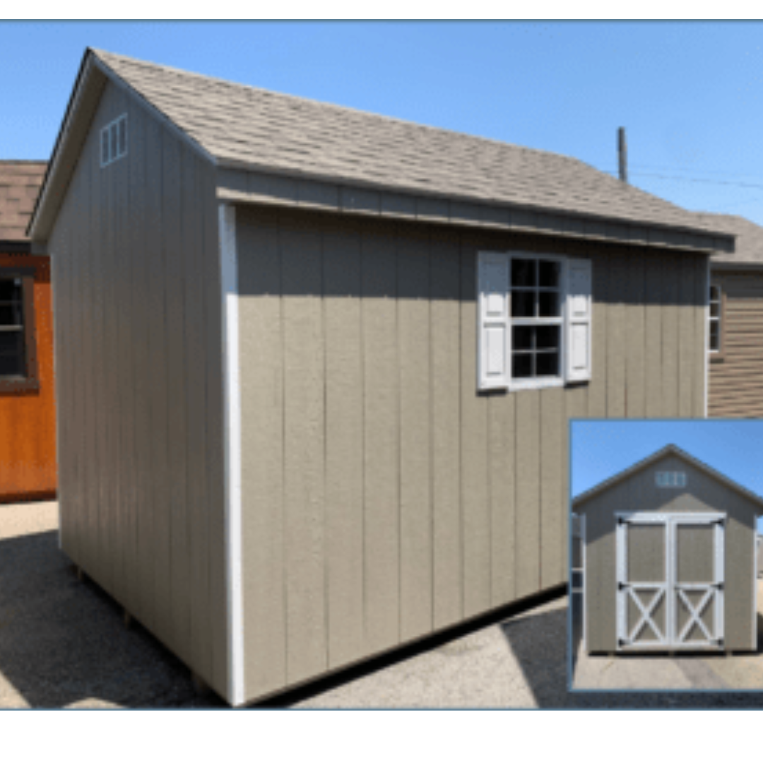 Traditional Shed 8×12  A-Frame  SmartSide Siding