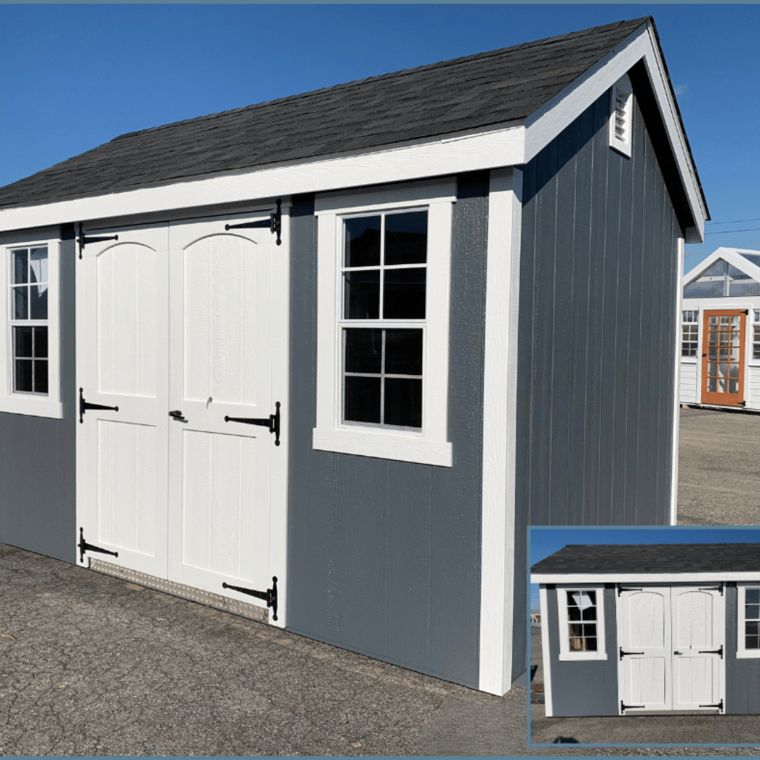 New England Sheds 8x12  A-Frame  SmartSide® Siding