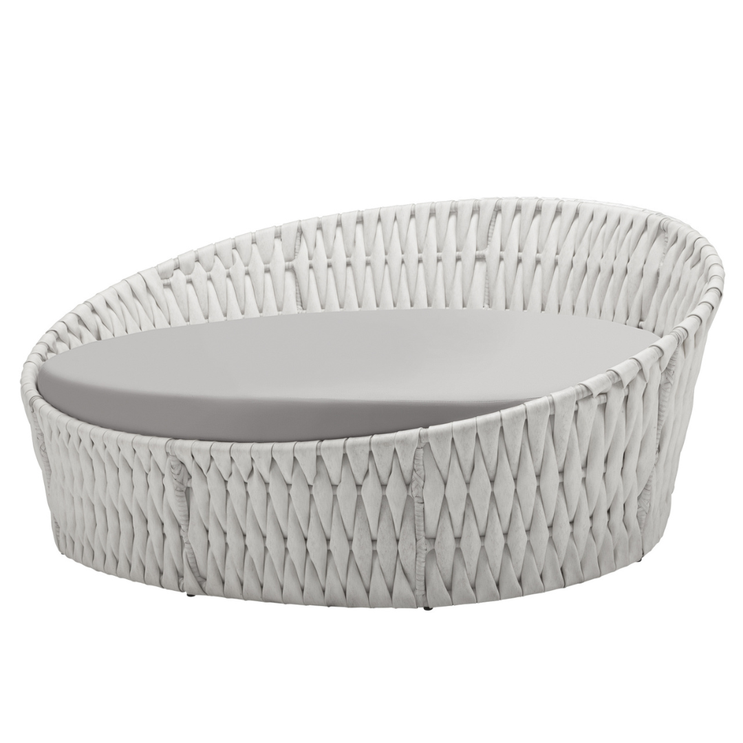 Aria Daybed Round - White