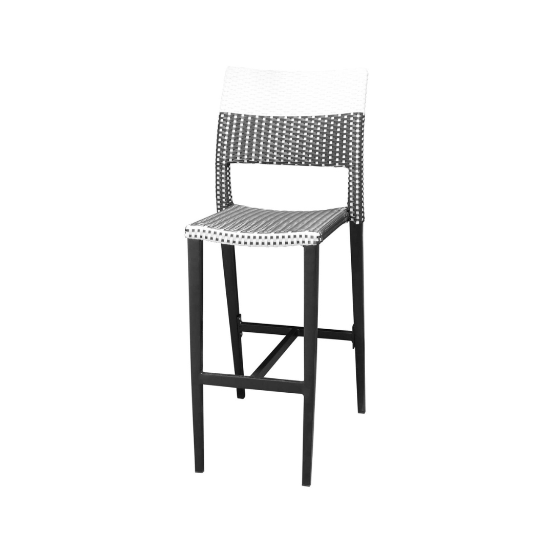 Chloe Wicker Bar Side Armless Chair