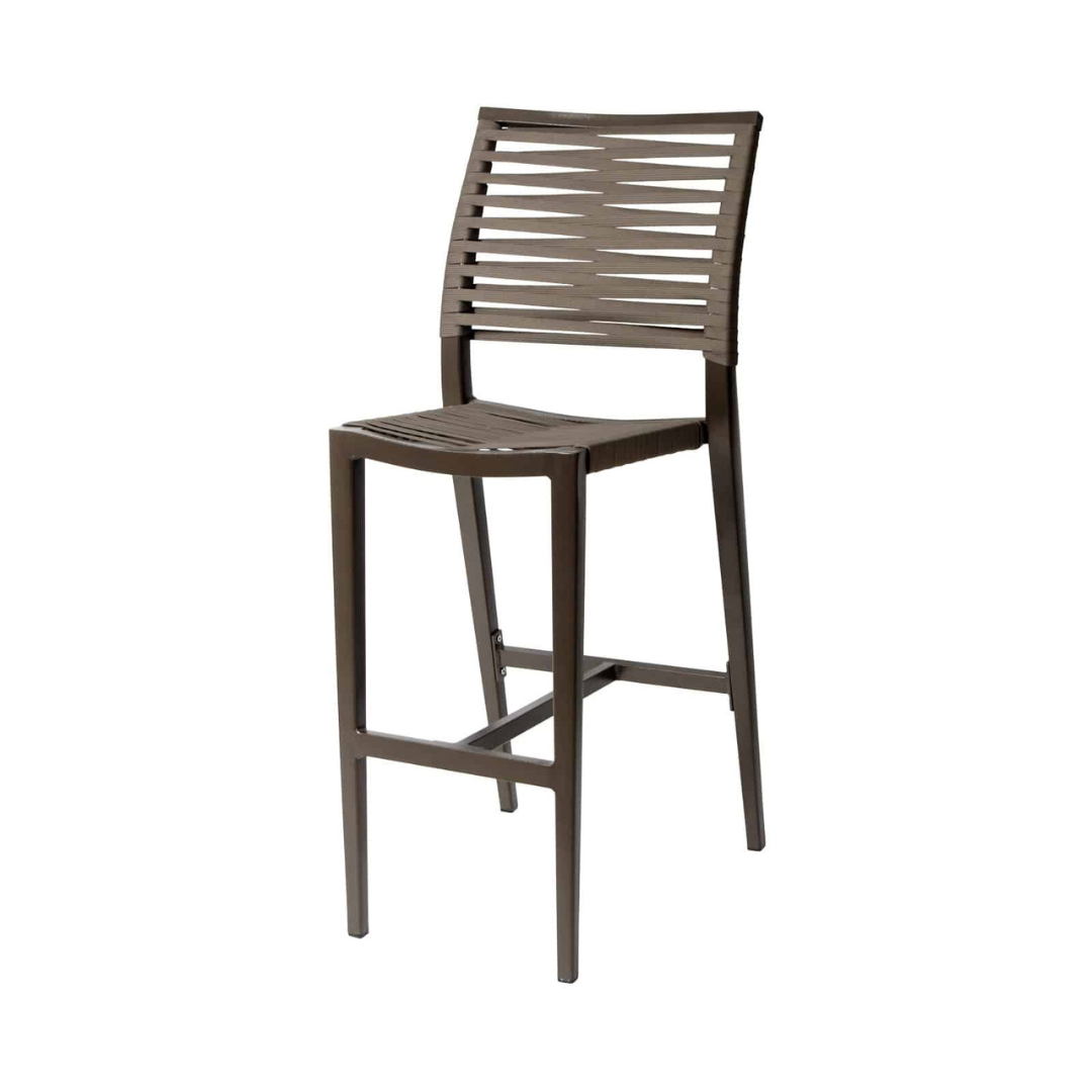 Chloe Rope Bar Side Chair - Bronze Rope