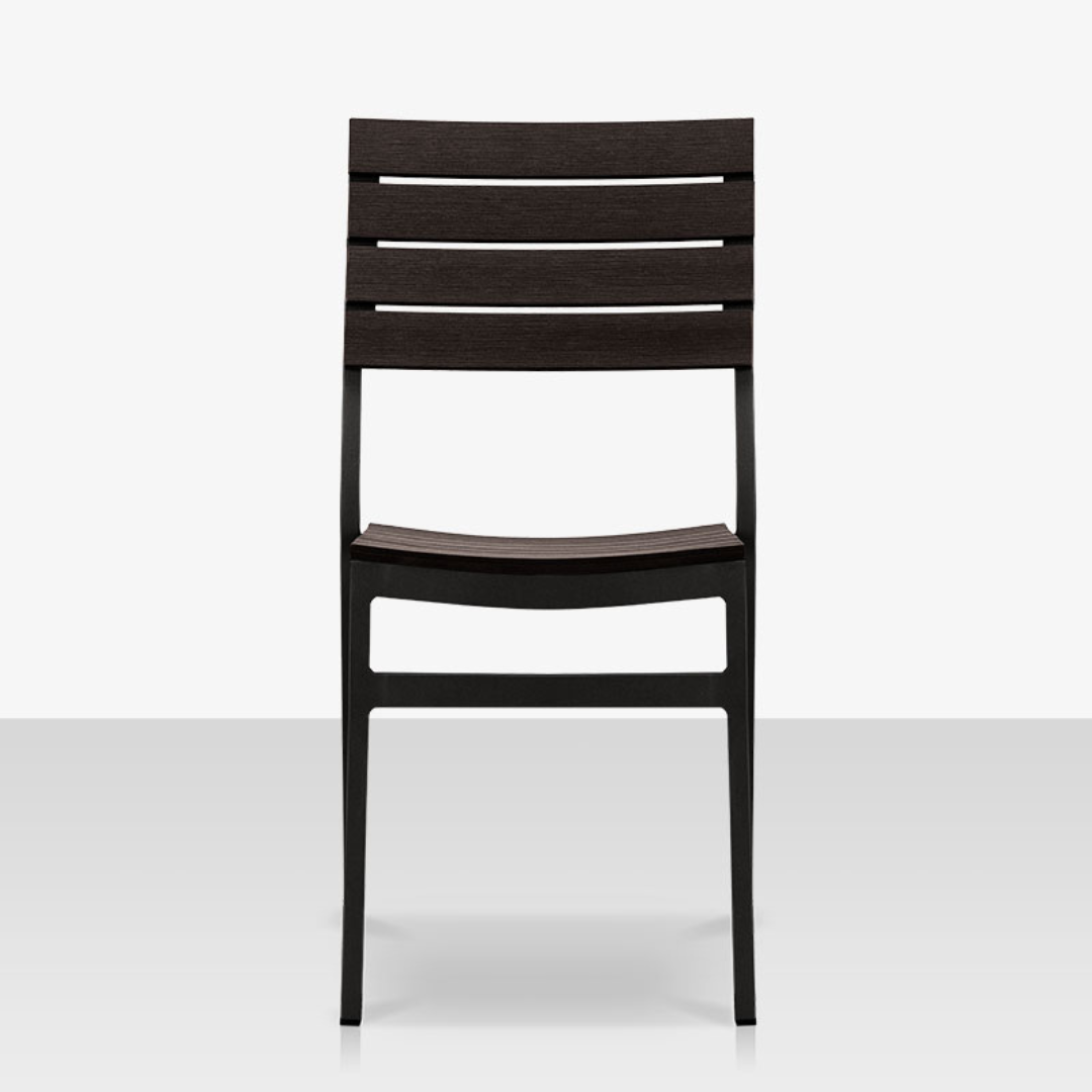 Vienna Dining Side Chair Tex Black / Black