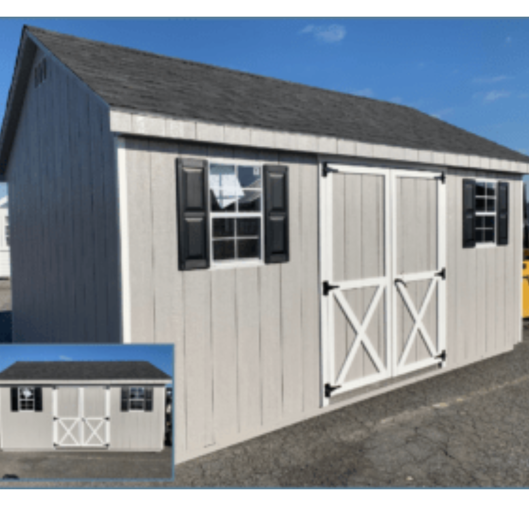 Traditional Shed 8×12  A-Frame  SmartSide Siding