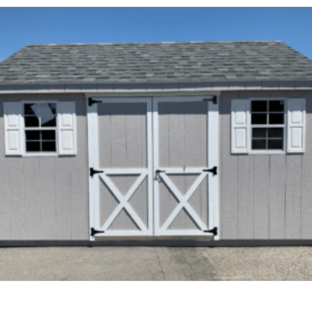 Traditional Shed 10×14  SmartSide Siding  12″ on Center PT Floor Joists