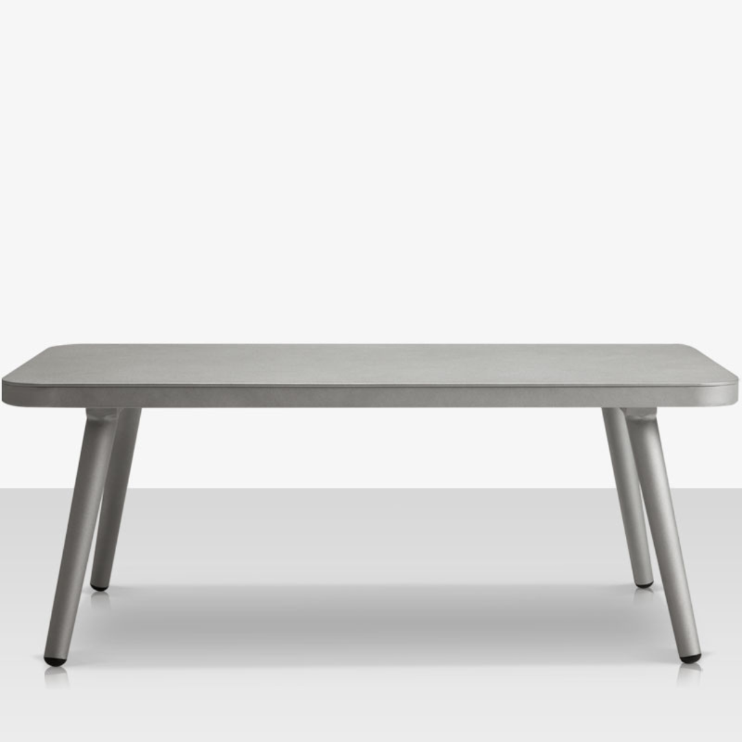 Aria Coffee Table (Rectangular) - Kessler Silver