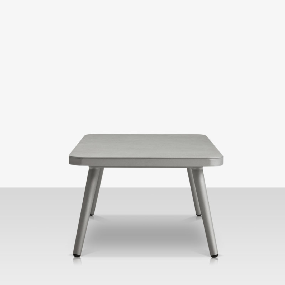 Aria End Table (Square) - Kessler Silver