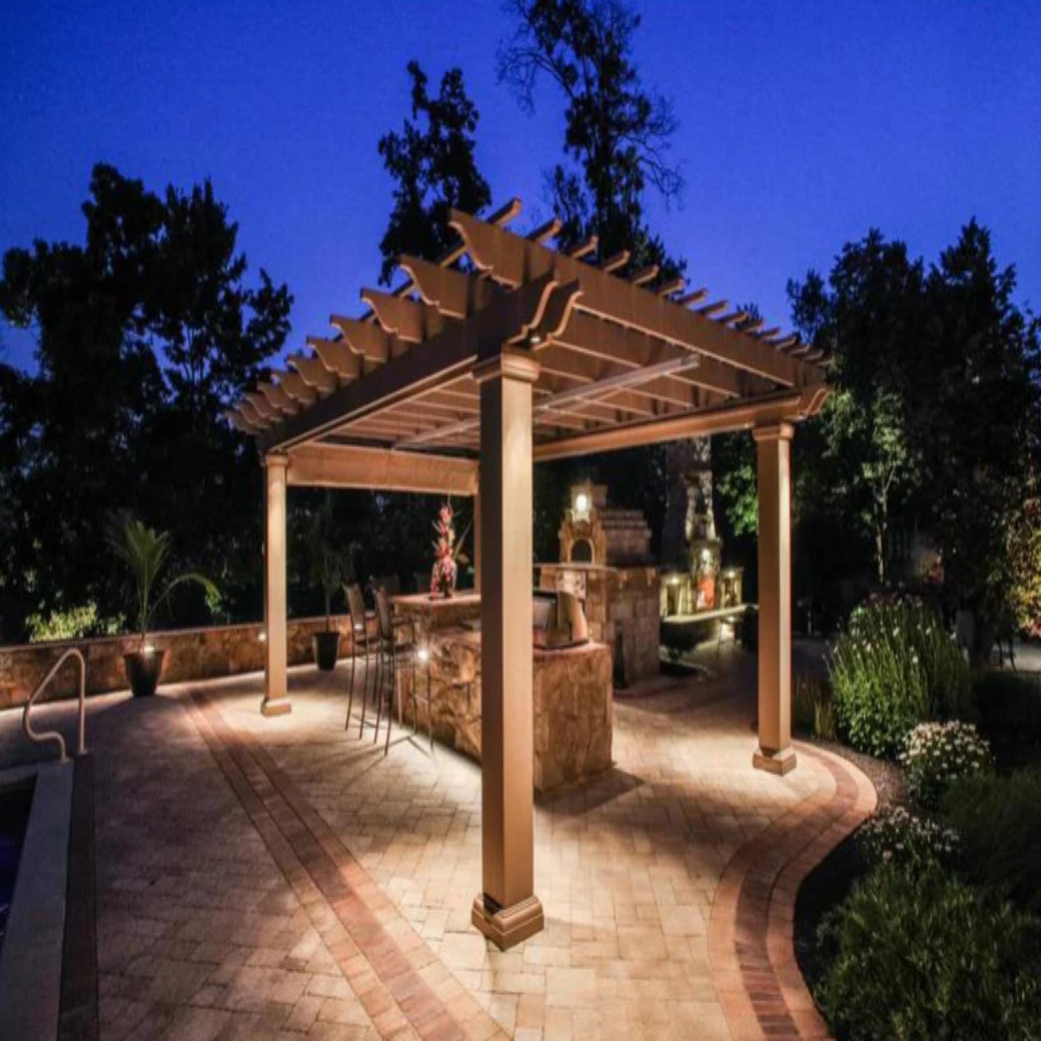 Tranquility Freestanding Fiberglass Pergola