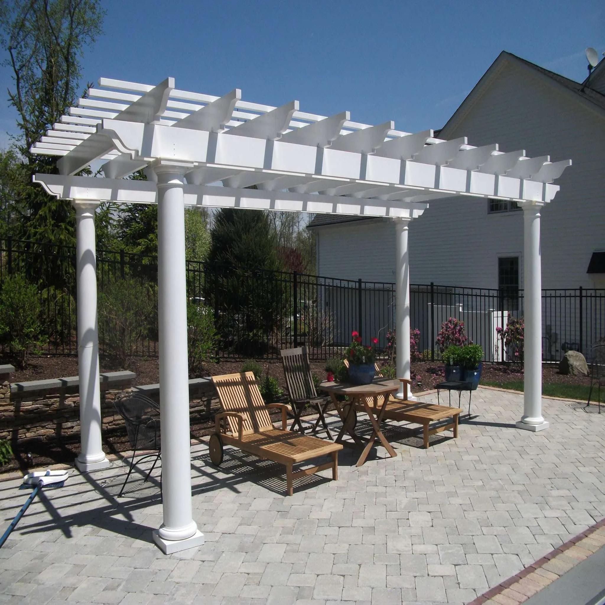 Tranquility Freestanding Fiberglass Pergola