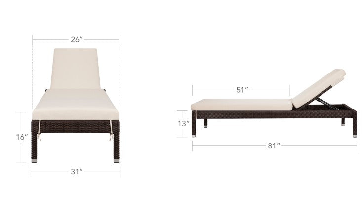 Lucaya Armless Chaise